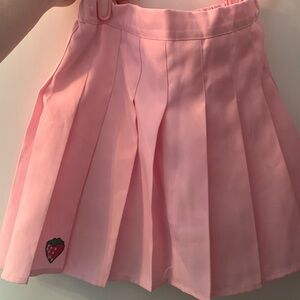 Skirt with a strawberry